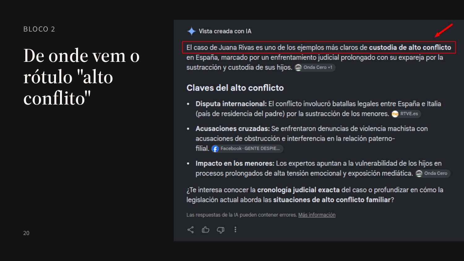 Slide 20: Bloco 2. De onde vem o rótulo 