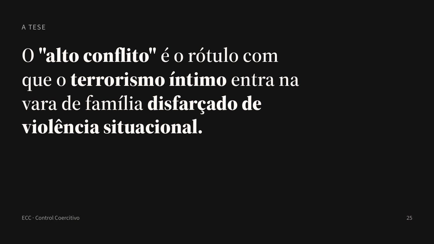 Slide 25: A tese