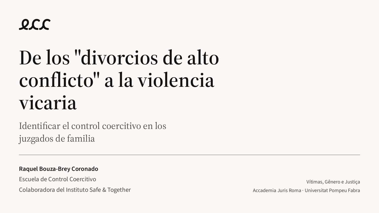 Diapositiva 1: Presentación