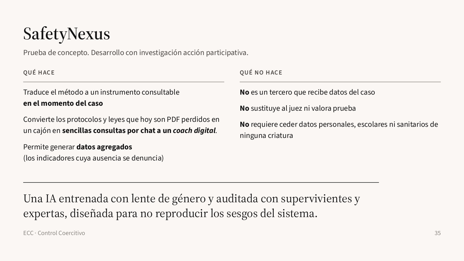 Diapositiva 35: SafetyNexus