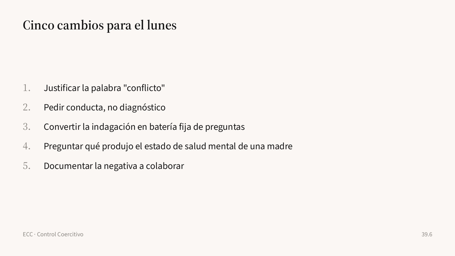Diapositiva 44: Cinco cambios de aplicación rápida