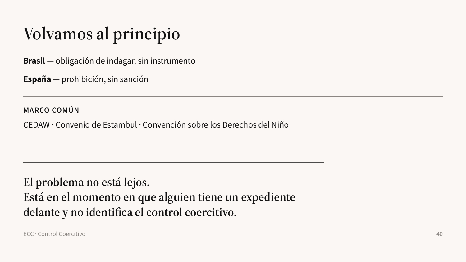 Diapositiva 45: Volvamos al principio